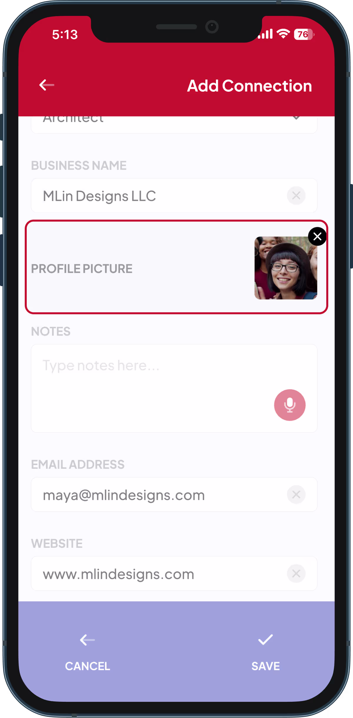 Photo Memory in the Spinnect app